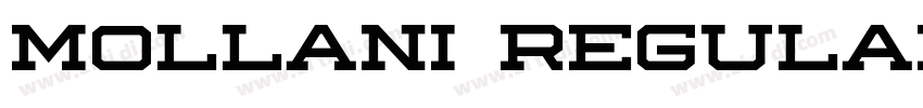 Mollani Regular字体转换